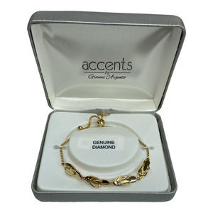 NEW Accents Gianni Argento Diamond Bracelet